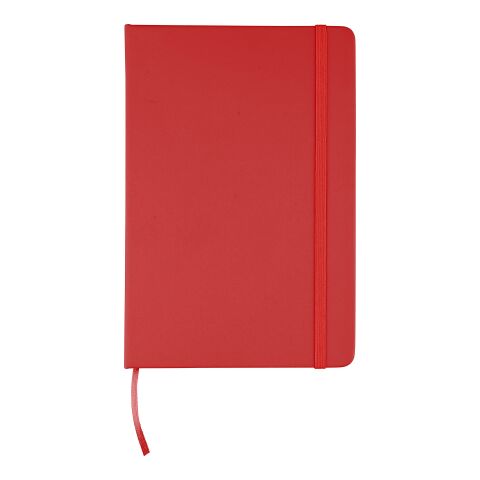 Nachhaltiger Werbeartikel rPET-Notizbuch (A5) Eamon – Rot