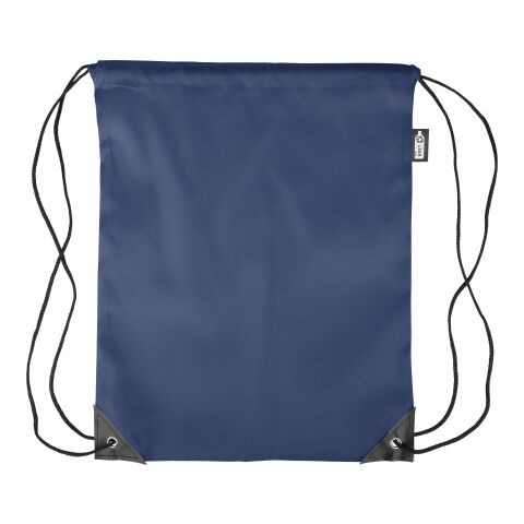 rPET 210D Polyester Rucksack mit Kordelzug Calix Blau | ohne Werbeanbringung | Nicht verfügbar | Nicht verfügbar