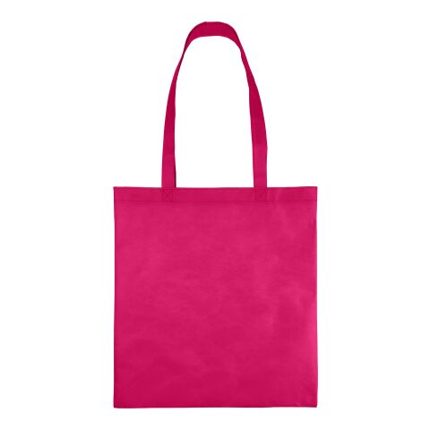 Werbeartikel Einkaufstasche aus Vliesstoff (80 g/m2) Taye – rosa – Einkaufstasche / Werbetasche mit Logo bedruckt