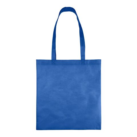 Werbeartikel Einkaufstasche aus Vliesstoff (80 g/m2) Taye – kobaltblau – mit Logo bedruckt