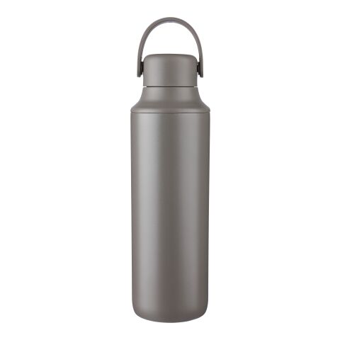 Werbeartikel Omari 500 ml 500 ml Isolierflasche aus Edelstahl doppelwandig mit Bambus-Schraubdeckel & Auslaufschutz inkl. 2 Deckel &
