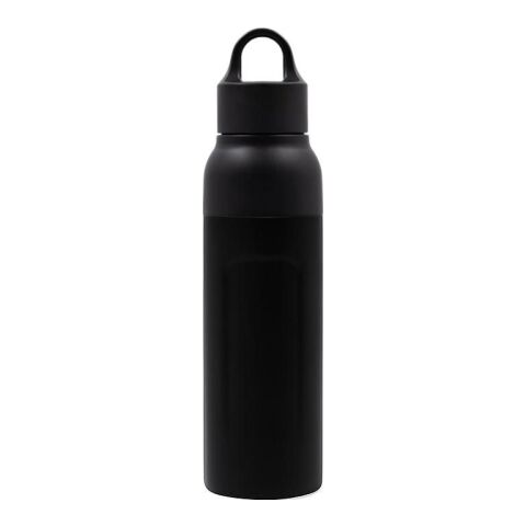Werbeartikel BrandCharger Posh Flo 520 ml Isolierflasche Coopertech-Vakuum 24h heiß/48h kalt SmartCap & Sieb – schwarz – mit Logo bedruckt