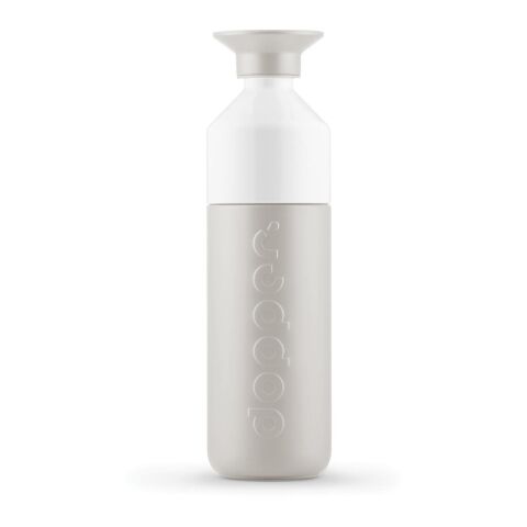 Dopper insulated (580 ml) + Flip Straw Gentle Grey | ohne Werbeanbringung | Nicht verfügbar | Nicht verfügbar