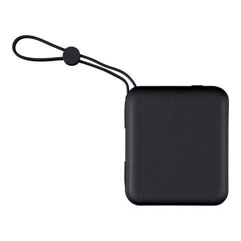 Recycelte ABS-Powerbank Jona Schwarz | ohne Werbeanbringung