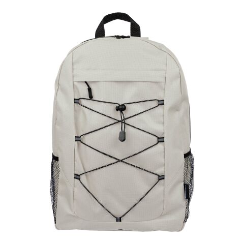 rPET-Polyester (600D) Abenteuerrucksack Jari beige | ohne Werbeanbringung