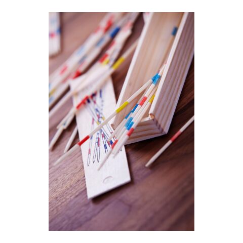 Mikadospiel in Holzbox Cas Braun | ohne Werbeanbringung | Nicht verfügbar | Nicht verfügbar