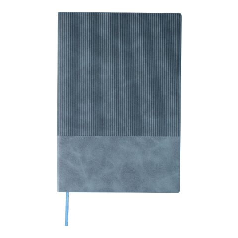 Recyceltes PU-Notizbuch (A5) Elian Hellblau | ohne Werbeanbringung | Nicht verfügbar | Nicht verfügbar