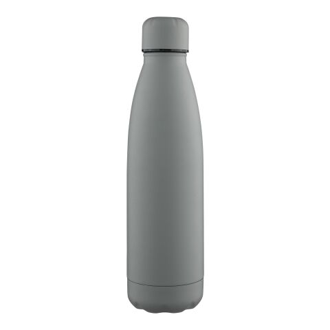 Nachhaltiger Werbeartikel Recycelte doppelwandige Trinkflasche 500 ml Sunny – Grau