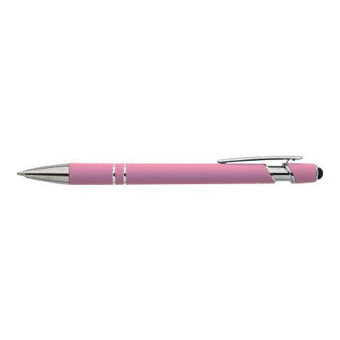 Werbeartikel Aluminium-Kugelschreiber Primo – Rosa – mit Logo bedruckt