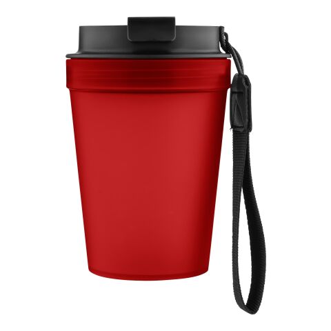 Reisebecher Lush 350 ml Rot | ohne Werbeanbringung | Nicht verfügbar | Nicht verfügbar