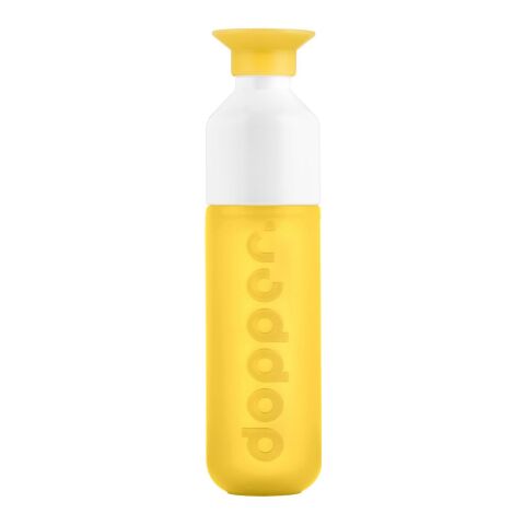 Firmengeschenk Trinkflasche Dopper Original – sunshine splash – mit Logodruck 450ml BPA-frei in NL nachhaltige Mehrwegflasche