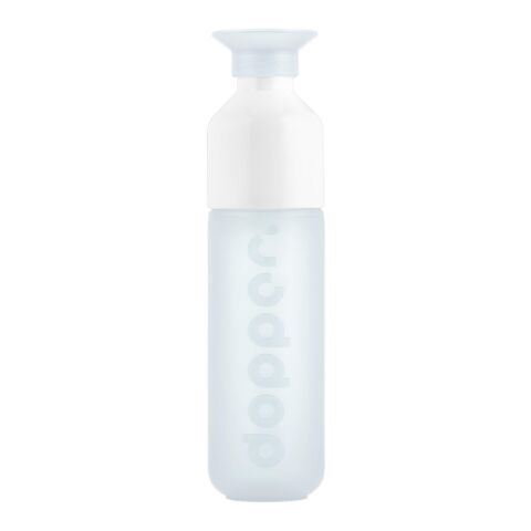 Firmengeschenk Trinkflasche Dopper Original – weiß – mit individuellem Werbedruck 450ml, Cradle to Cradle, nachhaltige Mehrwegflasche