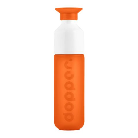 Firmengeschenk Trinkflasche Dopper Original – orange – mit individuellem Werbedruck 450ml, klimaneutral, Cradle to Cradle, nachhaltige Mehrwegflasche