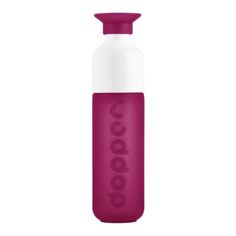 Firmengeschenk Trinkflasche Dopper Original – pink – mit Werbedruck 450ml 100% BPA-frei nachhaltige Mehrwegflasche für CSR-Promotions