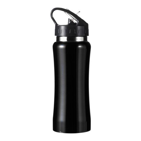 Firmengeschenk Trinkflasche Glauchau – schwarz – mit Gravur 600ml Edelstahl vakuumisoliert für den Außendienst und Besprechungsräume