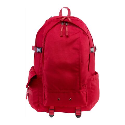Mitarbeitergeschenk Rucksack Explorer – rot – mit Logo bedruckt als komfortabler Backpack mit Laptopfach für das Onboarding