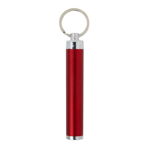 Werbeartikel 2-in1 LED-Taschenlampe aus ABS Zola – Rot – mit Logo bedruckt