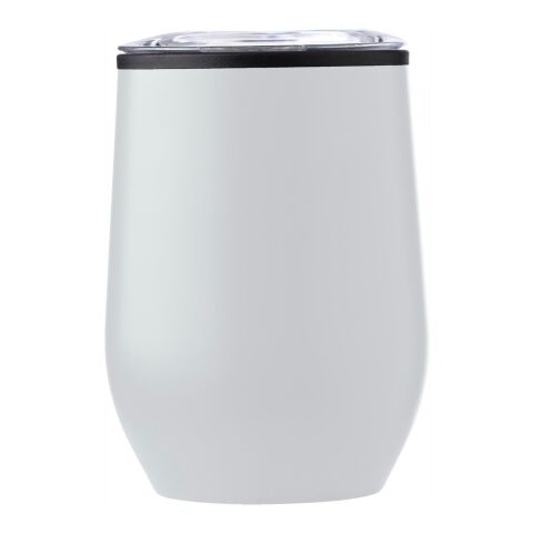 Firmengeschenk Thermobecher Zoe – weiß – mit Logodruck 300 ml für das Mitarbeiter-Onboarding
