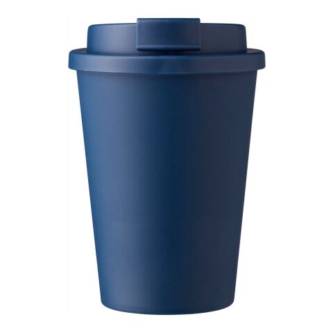 Werbeartikel Kaffee to go Becher Gabriela – marineblau – mit Logo bedruckt 350 ml nachhaltiger Mehrwegbecher für Events & Festivals