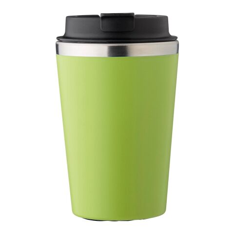 Werbeartikel Reisebecher Shay – limone – mit Logo bedruckt 350 ml Kaffee to go Becher für das Büro