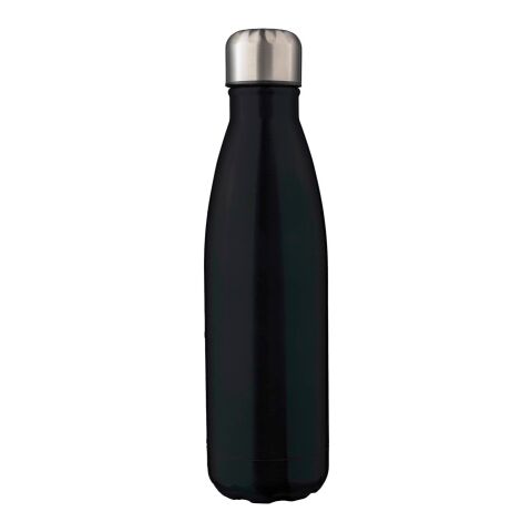 Firmengeschenk Edelstahlflasche Clifford – schwarz – mit Gravur 500 ml vakuumisoliert nachhaltig für Mitarbeiter-Onboarding