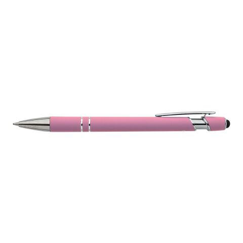 Werbeartikel Aluminium-Kugelschreiber Primo – Rosa – mit Logo bedruckt