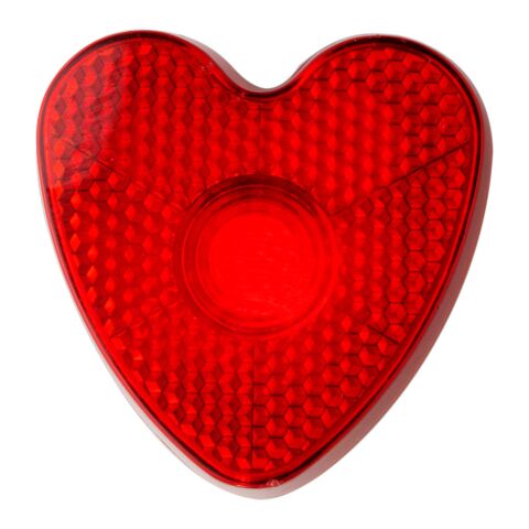 Blinkleuchte 'Heart' aus Kunststoff Rot