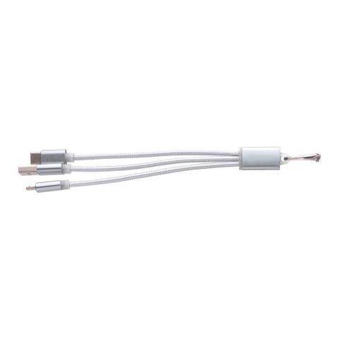 USB-Aufladekabel 'Choose' aus Aluminium