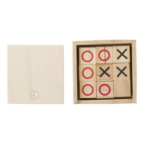 Hölzernes Tic Tac Toe-Spiel Braun | ohne Werbeanbringung | Nicht verfügbar | Nicht verfügbar