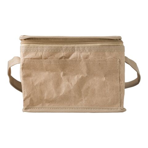 Papiergewebte Kühltasche Ollie Braun | ohne Werbeanbringung | Nicht verfügbar | Nicht verfügbar