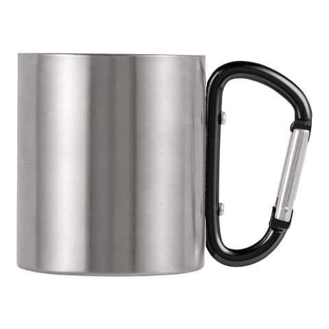 Doppelwandiger Kaffeebecher Carbine aus Edelstahl 185 ml Schwarz | ohne Werbeanbringung | Nicht verfügbar | Nicht verfügbar