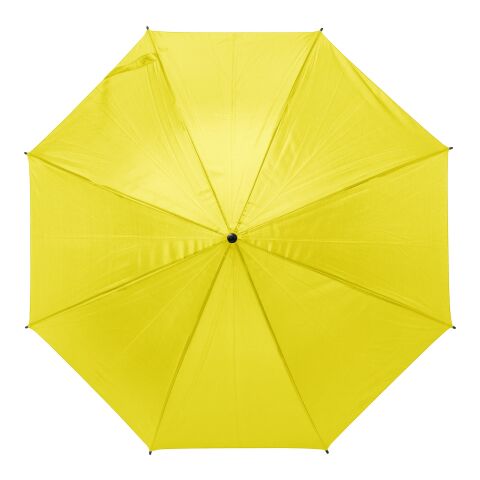 Werbeartikel Automatik-Regenschirm 'Harrie' aus Polyester | Gelb | mit Logo bedrucken