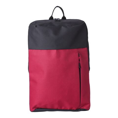 Rucksack &#039;Martin&#039; aus Polyester Rot | ohne Werbeanbringung | Nicht verfügbar | Nicht verfügbar