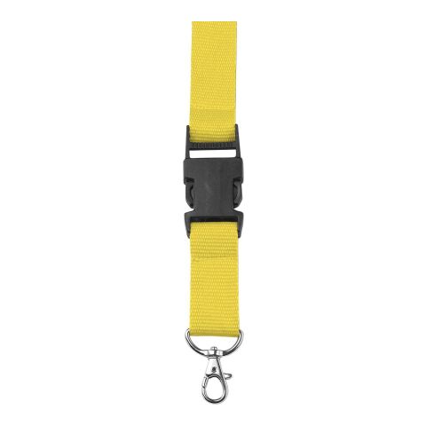 Werbeartikel Lanyard 'Slam' aus Polyester – Gelb – mit Logo bedruckt