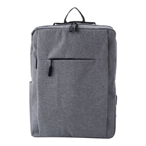 Polyester (600D) Rucksack Carlito Grau | ohne Werbeanbringung | Nicht verfügbar | Nicht verfügbar