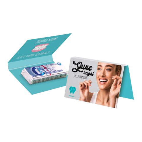 Werbekarte Visitenkartenformat Wrigley&#039;s EXTRA® weiß | 4c Euroskala | Wrigley´s Extra Professional