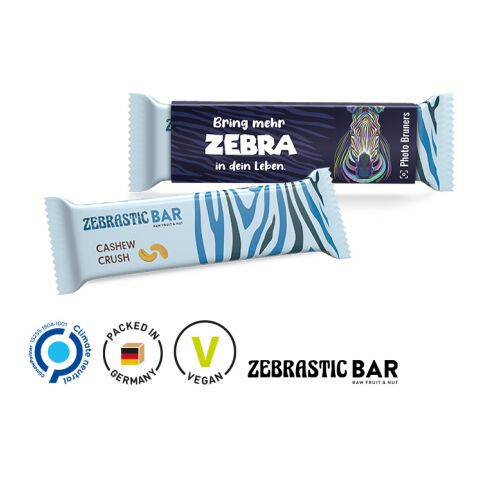Zebra Bar Cashew Crush weiß | 4C-Digitaldruck