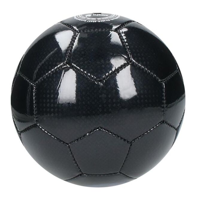 Werbeartikel Fußball Carbon mit Digital Transferdruck – Anthrazit – 32 Paneele Sportball für Firmen-Events und Vereinsbedarf