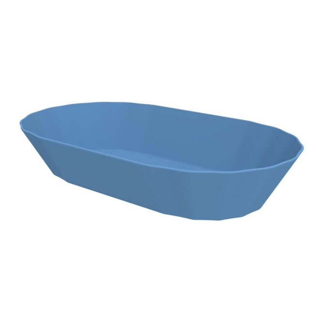 Werbeartikel Essensbehälter ToGo – trend-blau – mit individuellem Werbedruck, wiederverwendbar, Made in Germany, nachhaltiges Lunch-Set