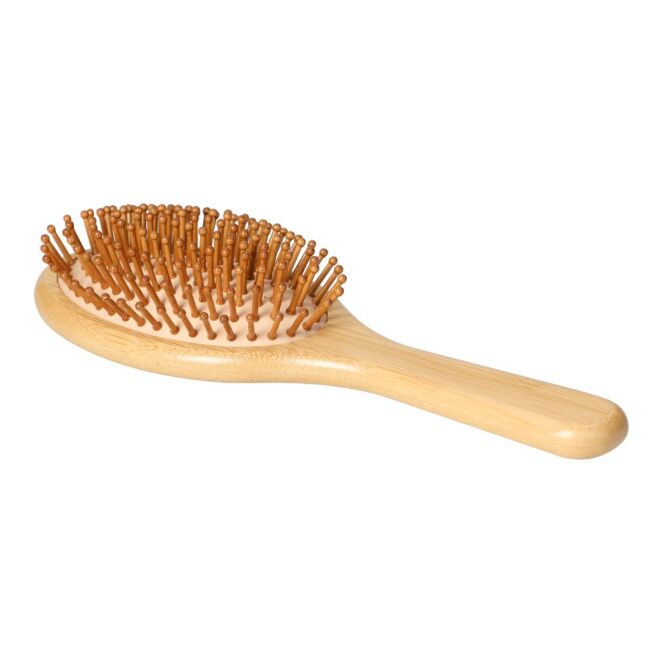 Werbeartikel Haarbürste Comb mit Gravur – Natur – nachhaltiges Pflegeaccessoire für Firmen und Mitarbeiter