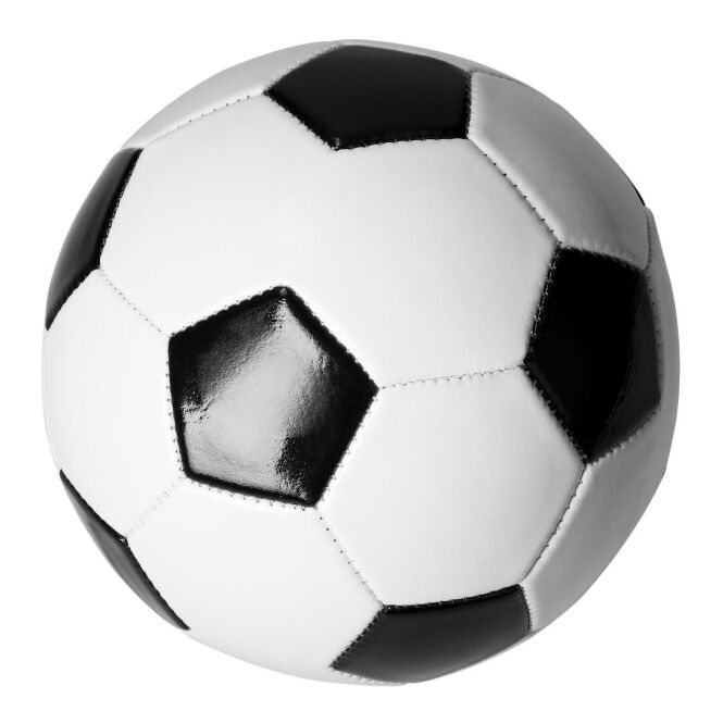 Werbeartikel Fußball Classico Größe 2 mit Logodruck – Weiß – strapazierfähiger PVC Ball für Firmenevents und sportliche Firmenfeiern