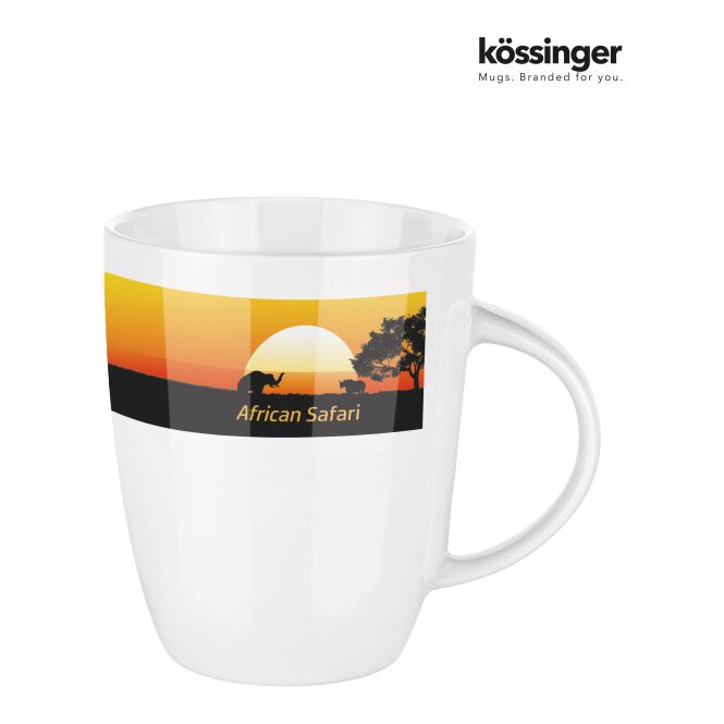 Werbeartikel Elektra Tasse mit Logodruck – 0,25 l – Weiß – Kaffeetasse für Büro und Meeting