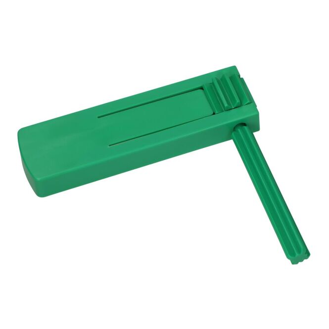 Werbegeschenk Ratsche Supreme – grasgrün – mit Logo bedruckt für Firmen-Events und Promotion