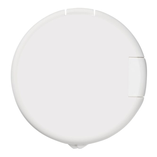 Werbeartikel Mint-Spender Rund – pfefferminze – mit Logo bedruckt inkl. 1 Stück als Giveaway für Messen und Events für potenzielle Kunden