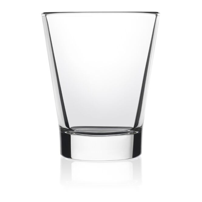 Werbeartikel Rastal Caffeinoglas mit Logodruck – konisches Markenglas in Gastro-Qualität für Hotellerie und gehobene Gastronomie