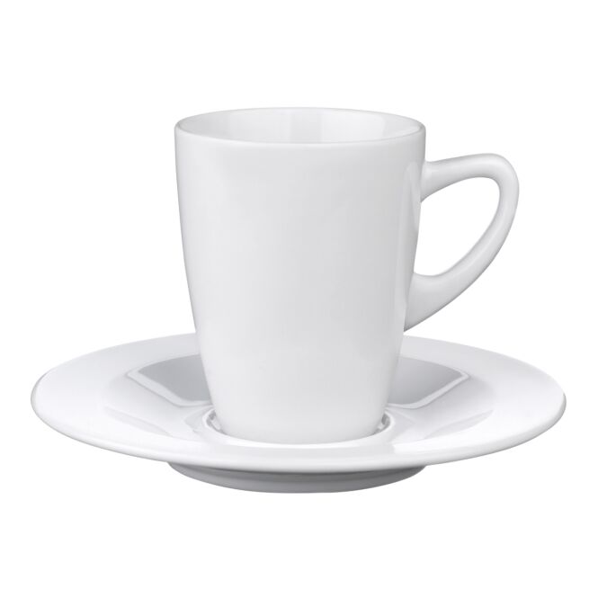 Werbeartikel Rastal Kenia Tasse mit Logodruck – hochwertiges Porzellan-Trinkgefäß für Messen und das Büro