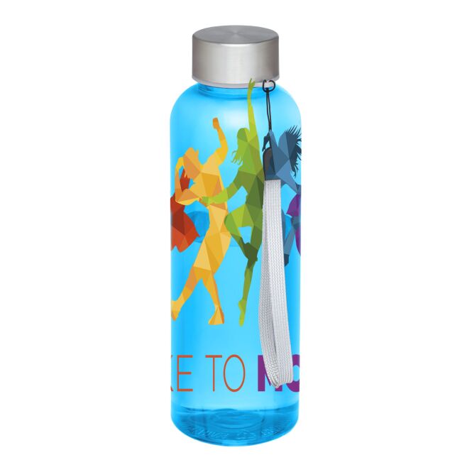 Werbeartikel Bohdi Sportflasche 500 ml mit Express-Logodruck – Hellblau – BPA-freie Trinkflasche für Firmen und Sportevents