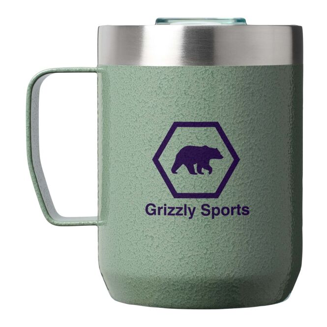 Kundengeschenk Stanley Classic Legendary Camp Thermobecher mit Express-Gravur – Waldgrün – isolierter Trinkbecher für Büro und Outdoor