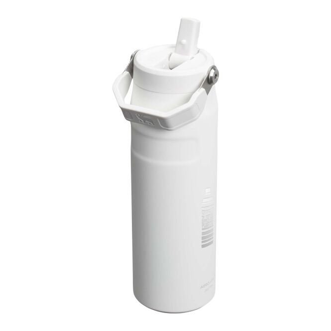 Kundengeschenk Stanley IceFlow 2.0 700 ml mit Express-Druck – klar mattiert – federleichte Edelstahlflasche für Unternehmen