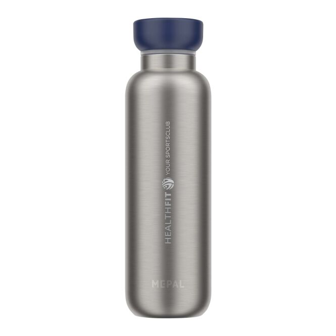Premium-Werbeartikel Thermoflasche Mepal Ellipse – vivid blue – mit 48h Express-Gravur 500ml Isolierbecher für Büro & Meeting